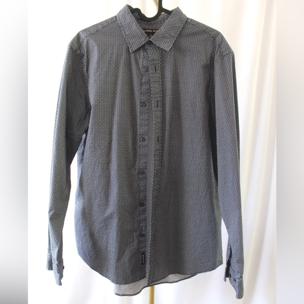 Michael Kors Mens Classic Fit Button Up